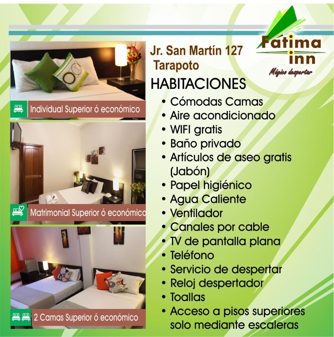 Hotel Fatima Inn Tarapoto Ngoại thất bức ảnh